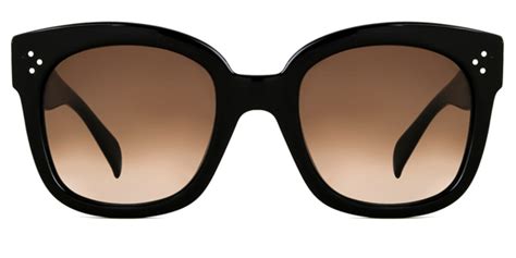 celine new audrey 41805 black 807|Celine CL41805/S New Audrey 807/HA Sunglasses in Black .